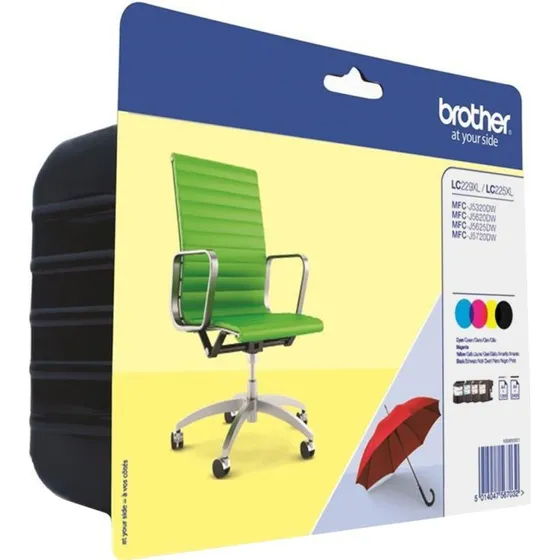 Brother LC-229XLVALBP Inktcartridge set (Zwart + 3 Kleuren)