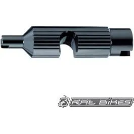 Topeak TVT-01 Ventiel Sleutel Aluminium Zwart