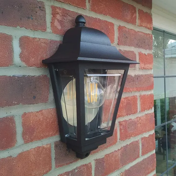 Elstead Deco Lane Buitenwandlamp - Zwart Aluminium - IP44