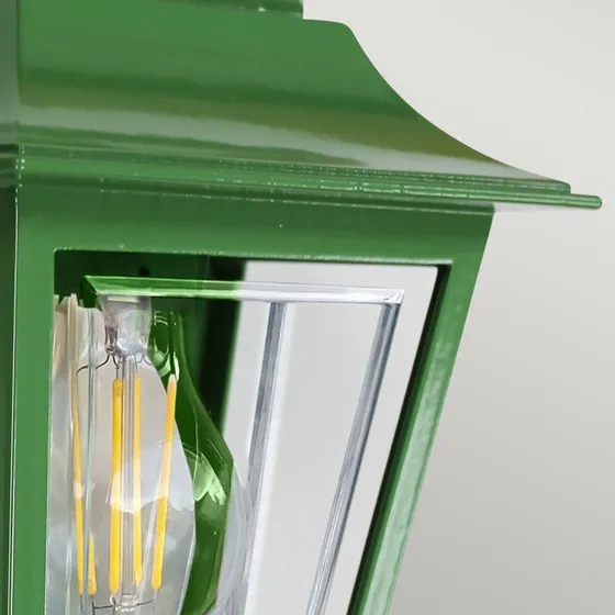Elstead Deco Lane Buitenwandlamp - Groen - Lantaarn - IP44
