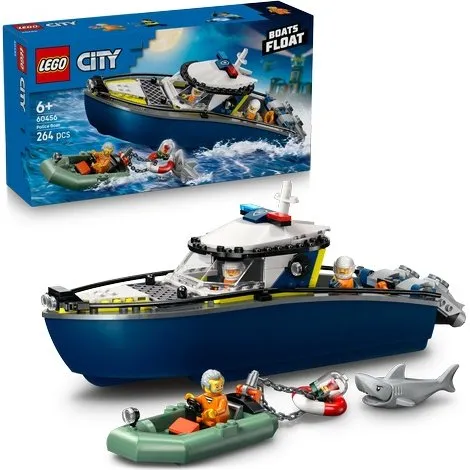 LEGO City 60456 Achtervolging met politieboot