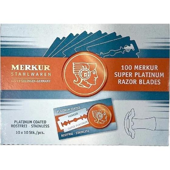 Merkur Double Edge Scheermesjes 100 stuks
