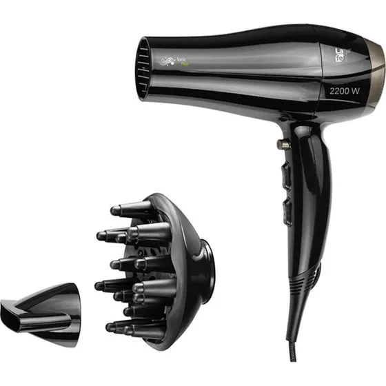 Lafe SWJ-002 Fhn 2200W Zwart  Ionisch, met Concentrator & Diffuser