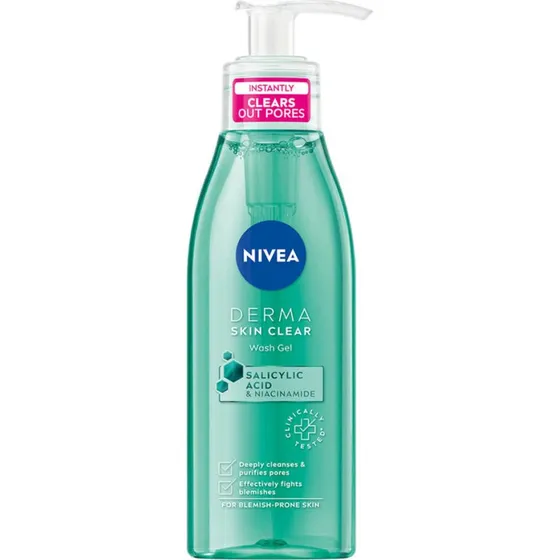 Nivea Derma Skin Clear Wash Gel 150 ml