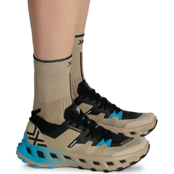 X-Bionic Terraskin X02 Trailrunningschoenen - Beige/Blauw - 45 1/3