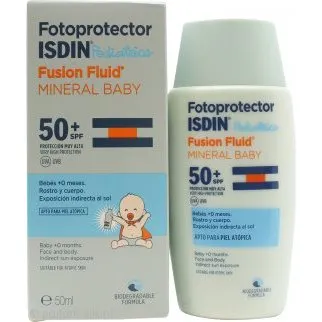 Isdin Mineral Baby SPF50 50ml - Vloeibare Zonnebescherming voor Baby's vanaf 0 Maanden