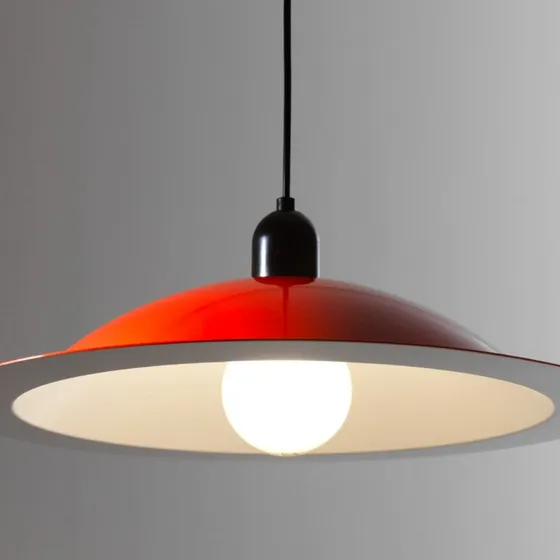 Stilnovo Lampiatta LED hanglamp, koraal, Ø 50 cm