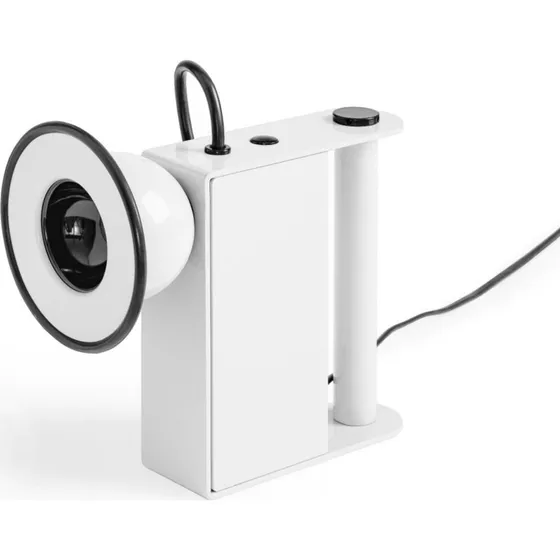 Stilnovo Minibox LED tafellamp - Wit - Designer Metaal