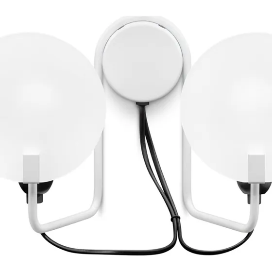 Stilnovo Bugia LED Wandlamp - Wit - 2-lamps