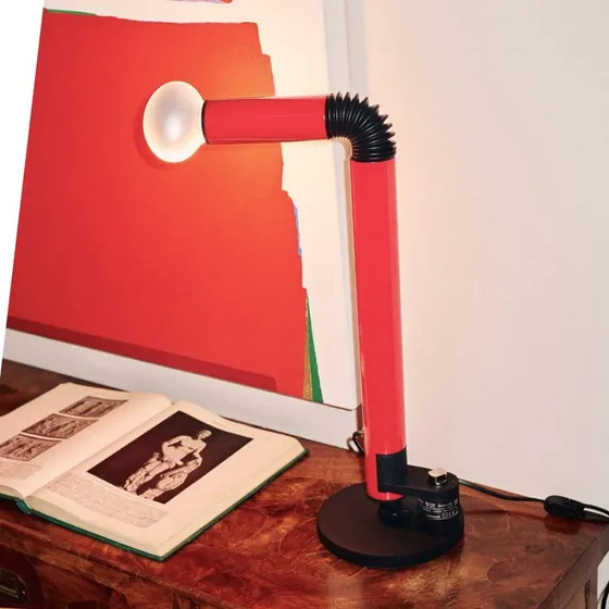Stilnovo Periscopio tafellamp - Rood - 68 cm