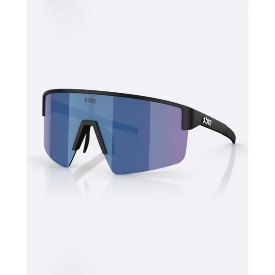 Bliz P004S Zonnebril - Matte Black met Blue Lens - Small
