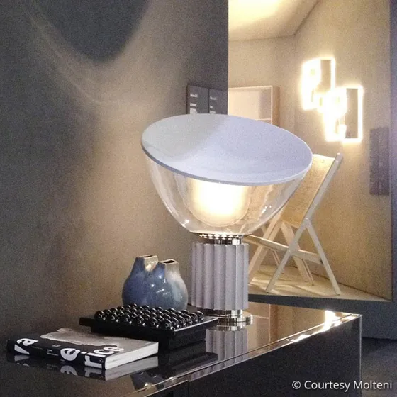 Flos Taccia LED Tafellamp Zilver (PMMA)