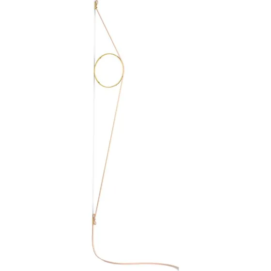 Flos Wirering Wandlamp - Roze/Goud - Aluminium