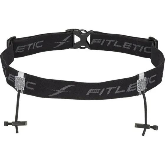 Fitletic Race Number Belt - Zwart - Verstelbaar