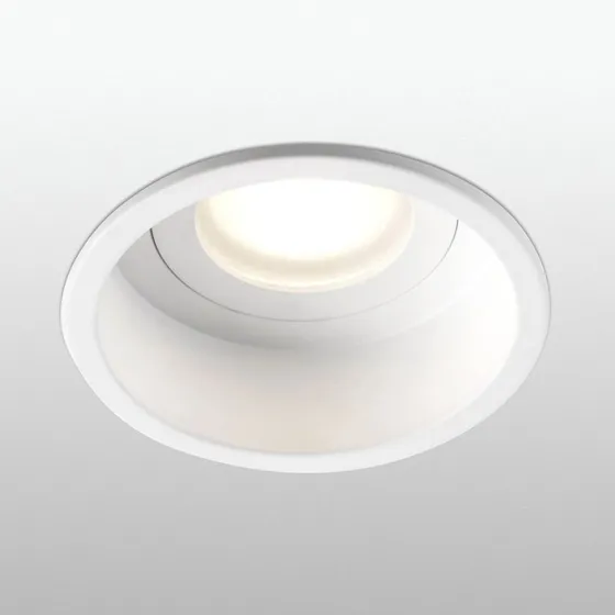 Faro Barcelona Hyde Inbouwspot - Wit, Rond, IP44, Ø 8,9 cm