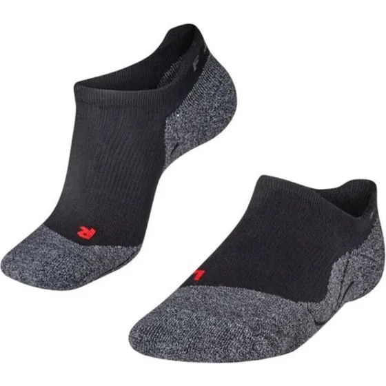 Falke RU3 Comfort Invisible Hardloopsokken Heren - Zwart - Maat 46-48