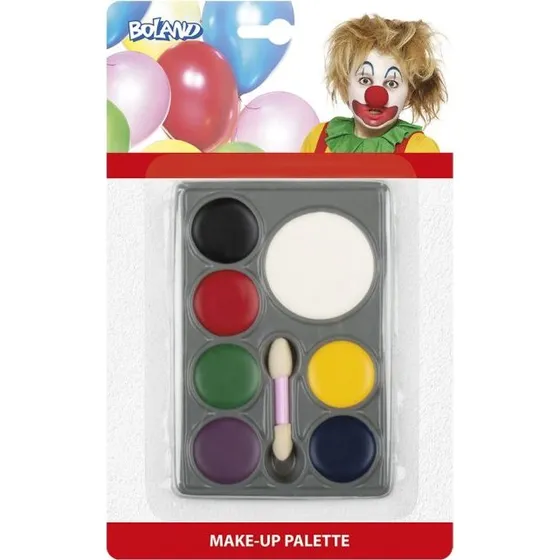 Schmink Set - 7 Kleuren met Kwastje
