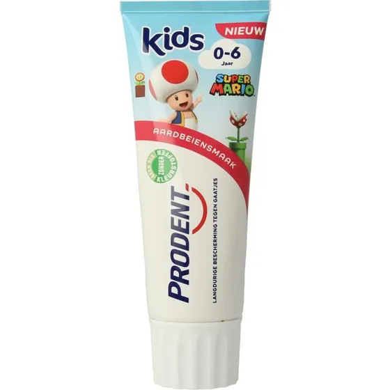 Prodent Kids 0-6 jaar Tandpasta Super Mario 75 ml
