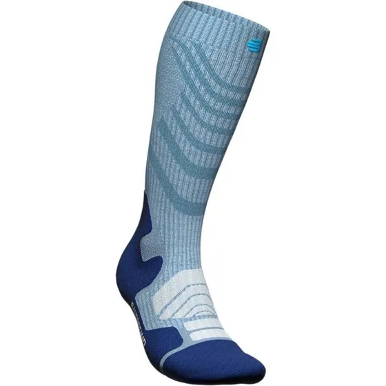Bauerfeind Merino Compressiesokken High Cut - Blauw - Maat L