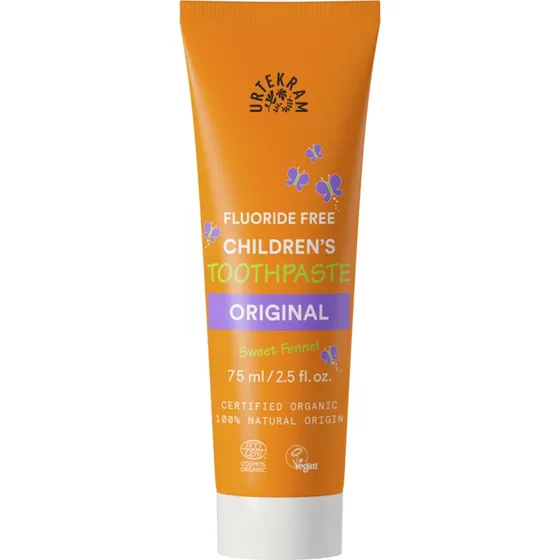 Urtekram Kinder Tandpasta Origineel 75ml Zonder Fluoride