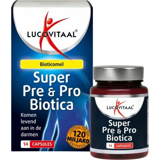 Lucovitaal Super Pre & Probiotica 120 Miljard Bacteriën 14 Capsules