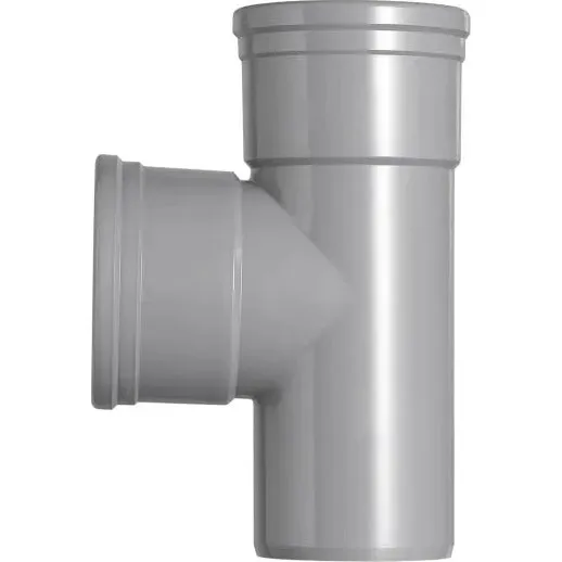 PVC Manchet T-stuk 90 90gr mof/mof/spie