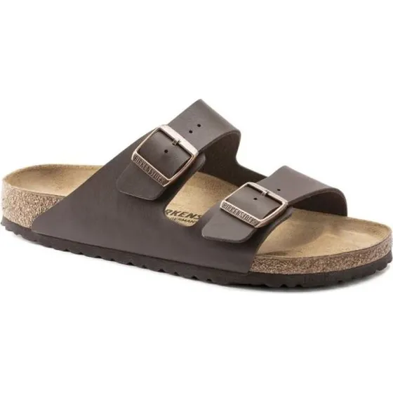 Birkenstock Arizona Birko-Flor Sandalen Bruin - Smalle Breedte - 41