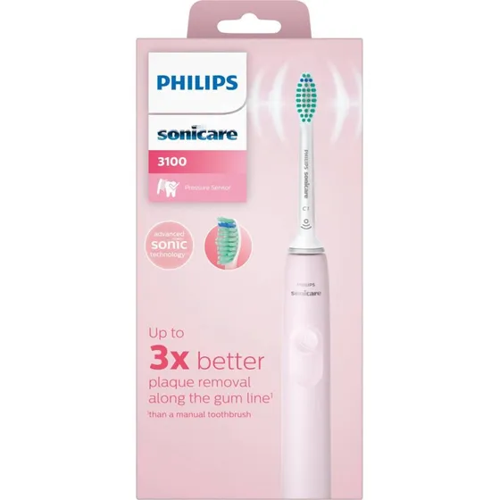 Philips HX3671/11 elektrische tandenborstel (ProtectiveClean 3100, roze)