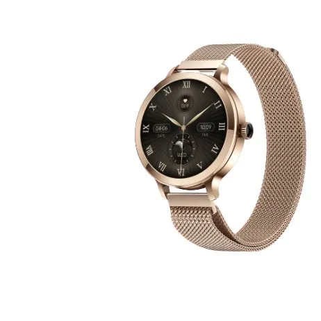 Golden Sound Smartwatch Dames 40mm Rosgoud met 3 Bandjes
