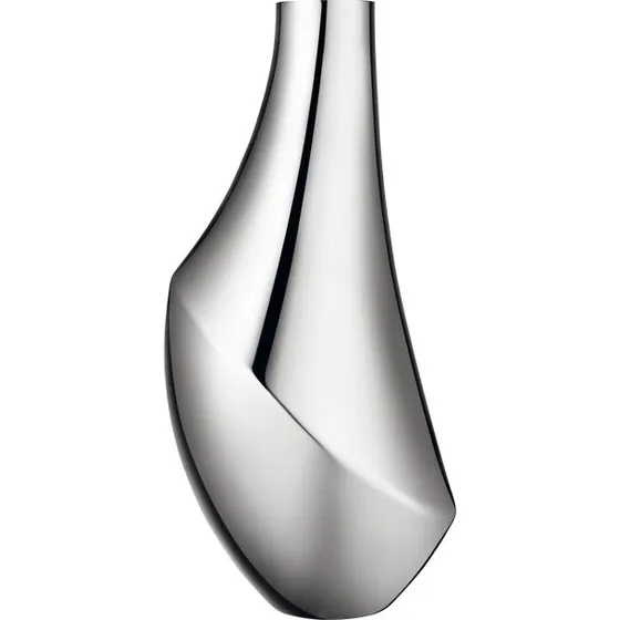 Georg Jensen Flora Vase Groot RVS Glanzend