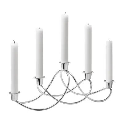 Georg Jensen Harmony Mirror Kaarshouder, roestvrij staal