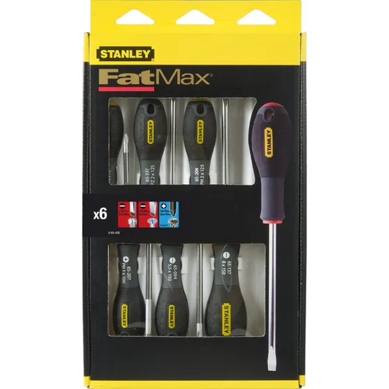 Stanley FatMax Schroevendraaierset 6-delig - Standaard/PZ