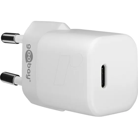 Goobay USB-C PD 30W snellader Nano wit