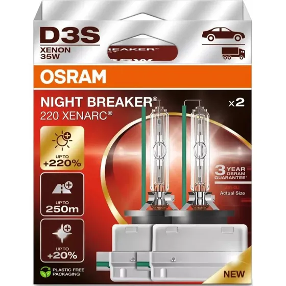 Osram D3S Night Breaker 220 XN2-HFB Xenon HID-lampen