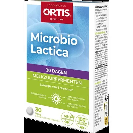 Ortis Microbio Lactica 2x15 tabletten (30 dagen)