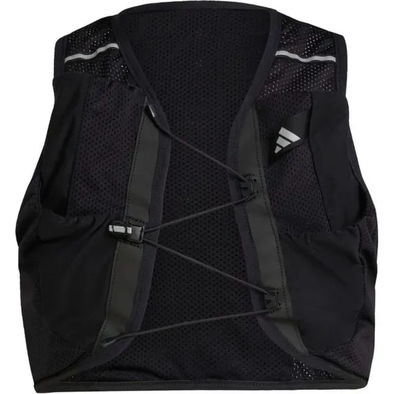 adidas Run Vest - Lichtgewicht hardloopvest met veel opbergruimte, Zwart