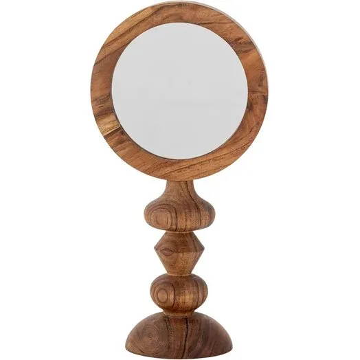 Bloomingville Malukka 40 cm make-upspiegel bruin
