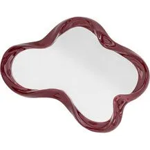 Bloomingville Violeta Wandspiegel Rood, 47x62 cm