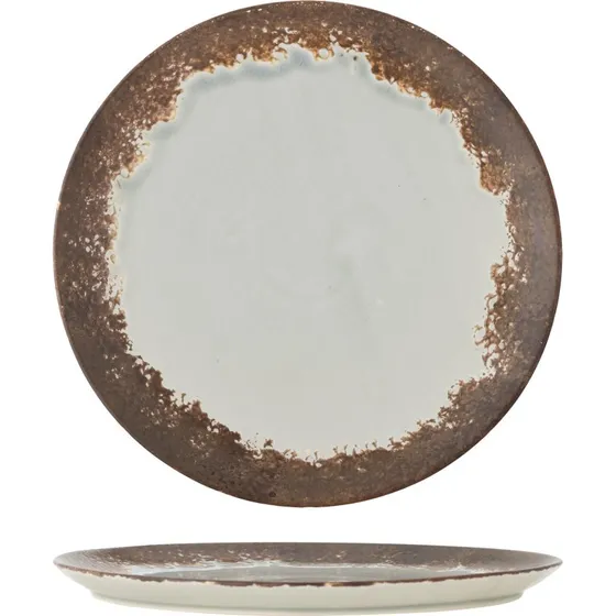 Bloomingville Paula Bord Ø26,5 cm Bruin/Blauw