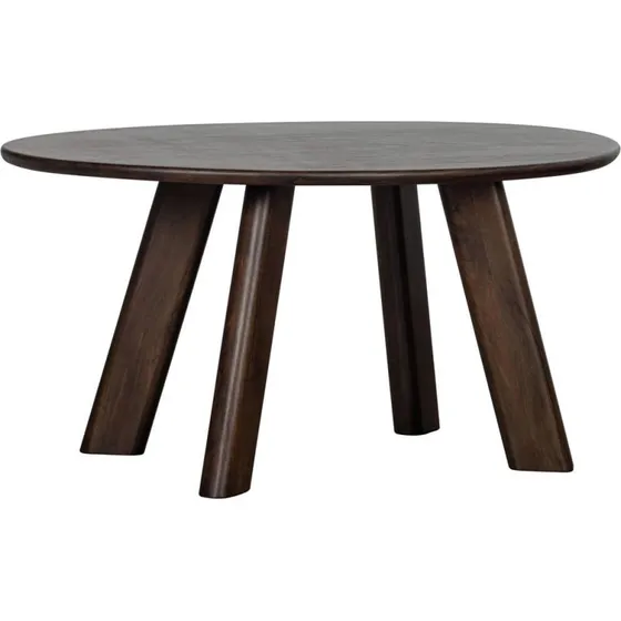 BePureHome Roundly Eettafel Mango Hout Walnoot 160x110