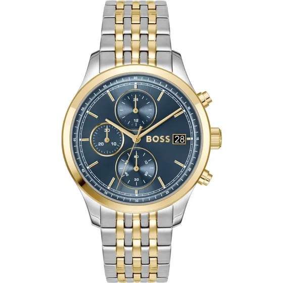 BOSS Stratus HB1514329 Chronograaf 41 mm Bicolor Blauw
