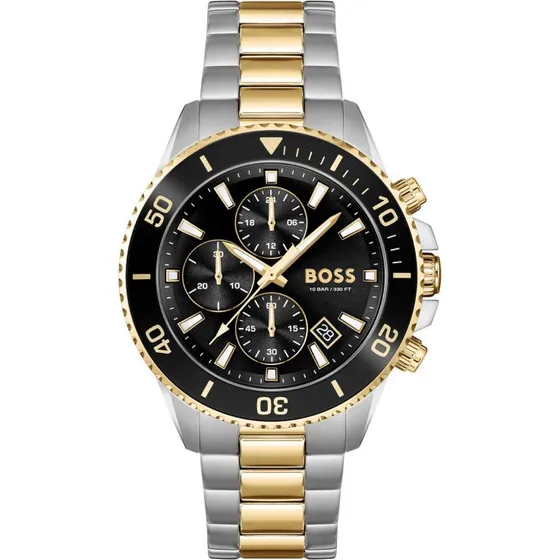 Hugo Boss Admiral HB1513908 Herenhorloge 46mm Zilverkleurig