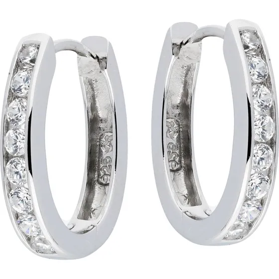 Silver Lining 107.0315.18 Dames Oorbellen Zilver 18 mm