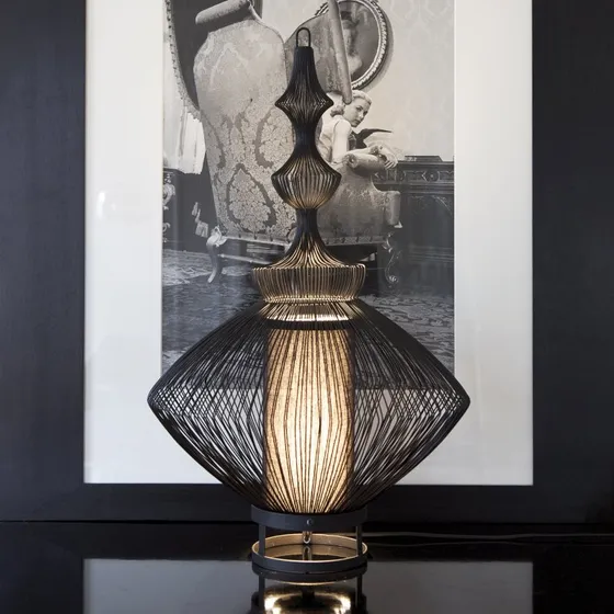 Forestier Opium Tafellamp - Zwart