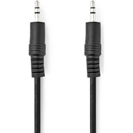 Nedis Stereo-audiokabel 3,5 mm man-mann 1,0 m zwart