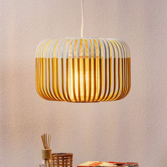 Forestier Bamboo Light S - Hanglamp - Wit - Ø 35 cm