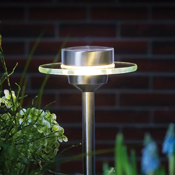 Paulmann Ufo Solar LED Tuinlamp IP44 - Roestvrij Staal