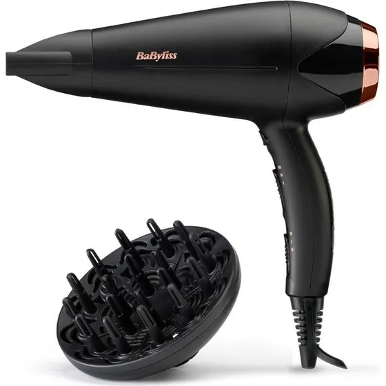 BaByliss Turbo Shine 2200 D570DE Zwarte Haardroger