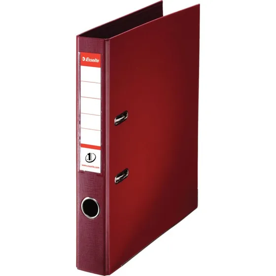 Esselte Power N1 Ordner Bordeaux, 5 cm Rug, A4