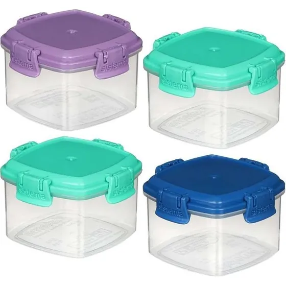 Sistema Knick Knack Mini Snackbox 4-Pack 62ml Ass. Kleuren